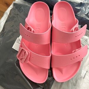 Brand new Birkenstock rubber pink, size 37!